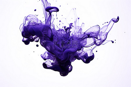 喷雾中的紫色液体
