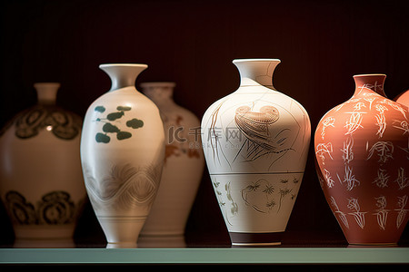维多利亚县艺术博物馆的陶器花瓶