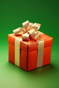 绿色礼物盒背景图片_绿色的金色白色和绿色礼物盒