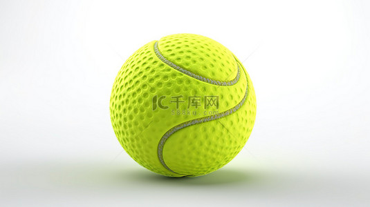 图案圆金背景图片_空白白色背景上 3d 渲染中的网球