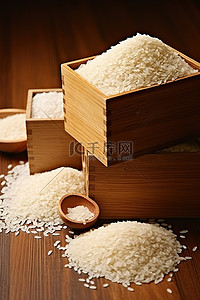 木箱里的米