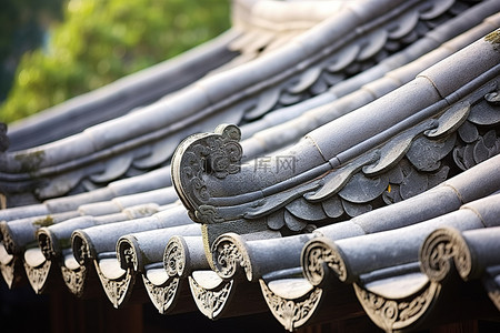 石瓦都铎建筑中式屋顶台中吉林中国