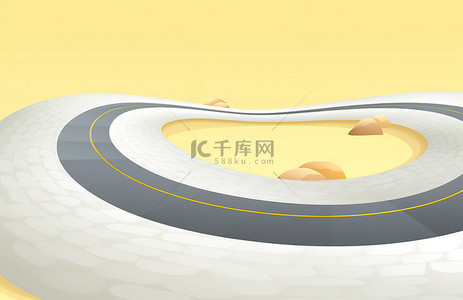 腊梅png背景图片_波浪卡通道路道路矢量插画插画