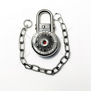 ftpd9 的链条上的锁和钥匙
