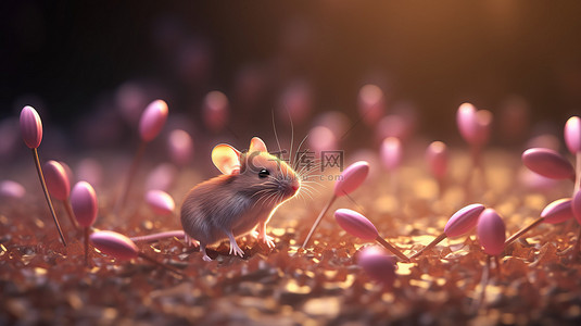 繁殖背景图片_小鼠精子繁殖所需的3D渲染芯片