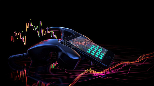 以 3D 方式可视化通过电话交易股票的简单性