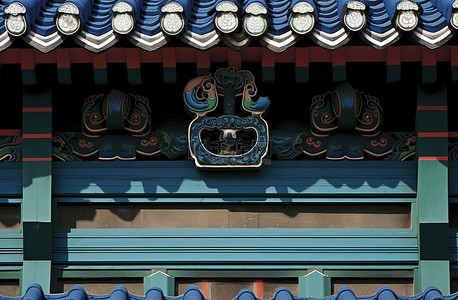 建筑传统背景图片_亚洲建筑上的某种窗户