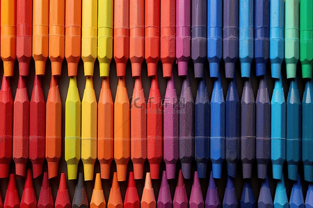 双11黑线框背景图片_绘儿乐 Crayola 蜡笔与黑线排列