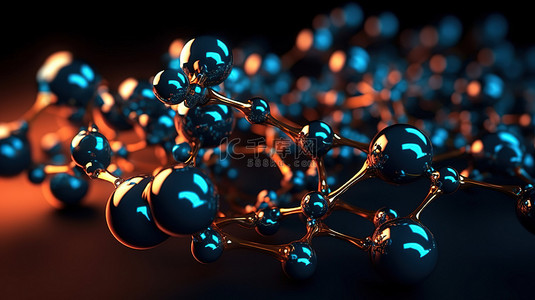 3D 渲染中的抽象分子结构增强分子化学