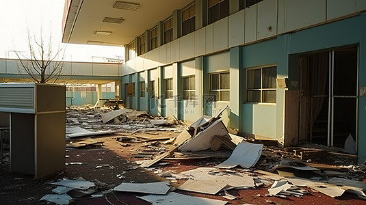 带着问题去春游背景图片_日本废弃学校维基百科