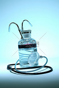 容器液体背景图片_cvs医疗盒听诊器液体容器