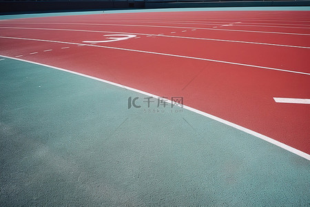 空地背景图片_体育场空地上的椭圆形跑道