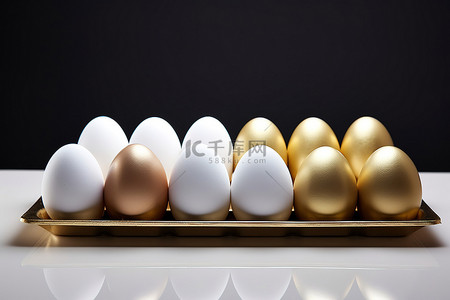 蛋黄背景图片_带有两个金蛋黄的蛋盘
