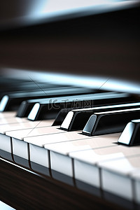 弹奏背景图片_一架正在弹奏钢​​琴键的钢琴