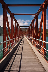 水里背景图片_塔斯曼海大桥