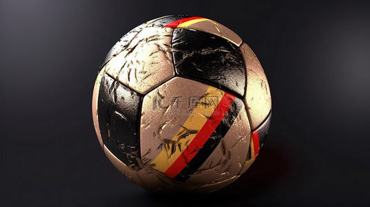 电脑比对背景图片_使用足球纹理对“埃及”一词进行足球启发 3D 渲染