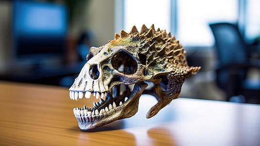 恐龙头骨 3D 打印模型