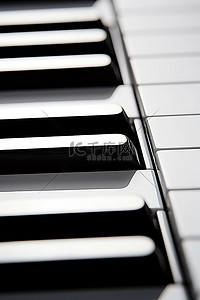 黑白键背景图片_带有黑白键的钢琴键盘