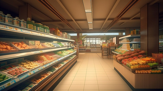3D 可视化超市