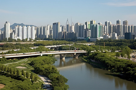 长江以南背景图片_首尔江边 光州市以南 Seoreo 以东