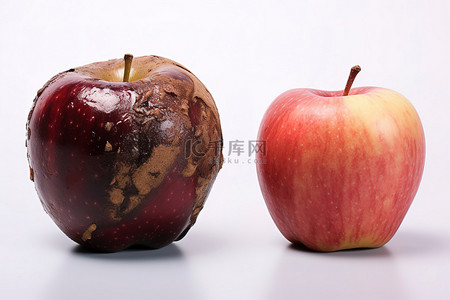苹果表盘背景图片_在这张照片中，第一个和第二个苹果是独立的