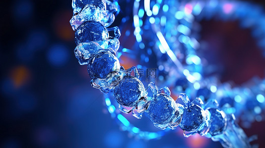 细菌蓝色背景图片_细胞生命的蓝色世界通过 3D 成像对生物学和医学进行科学探索