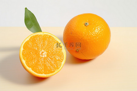 高柜背景图片_柜台上有两个橙子