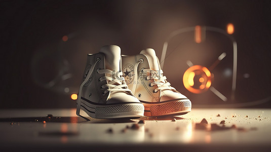令人惊叹的 3D 渲染鞋带来视觉盛宴