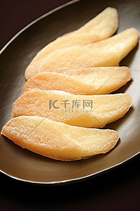韩国传统美食背景图片_梨饼干