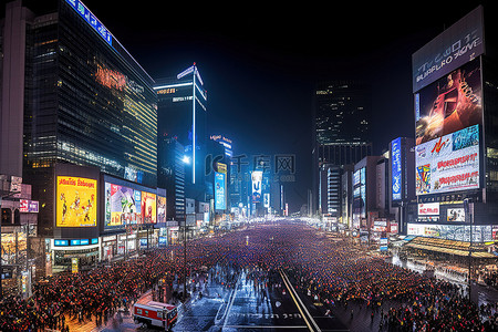 社区文化宣传墙背景图片_这是夜景