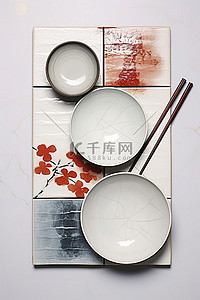 日式餐具 餐盘 10 英寸 x 10 外 棕色