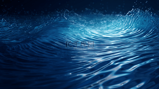 蓝色水纹水波背景图片_水波纹蓝色背景