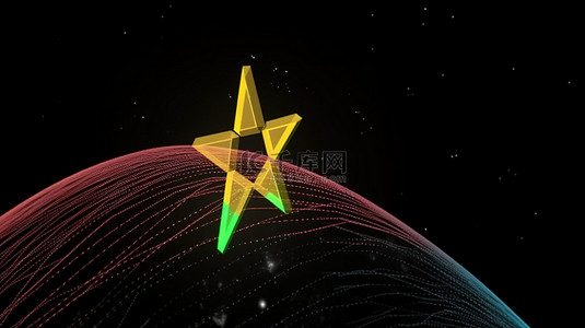 恒星加密货币在乍得飙升 网络内容的惊人 3D 渲染