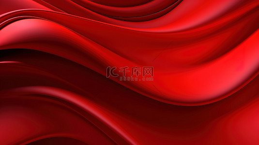 梯度背景图片_充满活力的红色3D背景和壁纸