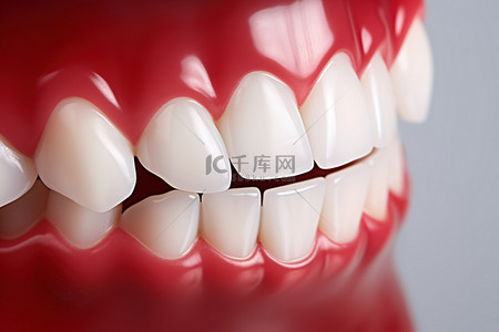 嘴巴喉咙背景图片_牙齿和嘴巴的特写