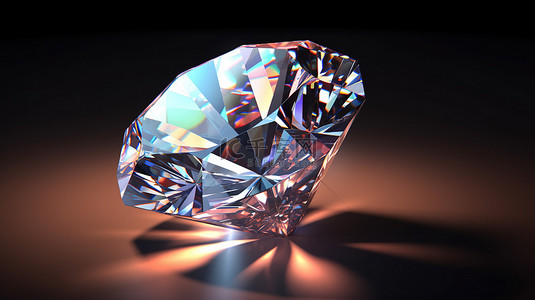 菱形蓝色背景背景图片_3d 渲染钻石的想法