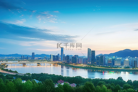 国际互认联合标背景图片_首尔是韩国的主要城市地区