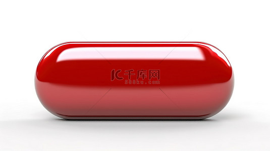 红色立牌背景图片_白色背景，带有时期符号，描绘了带有光泽金属饰面的红色汽车油漆的 3D 渲染标志
