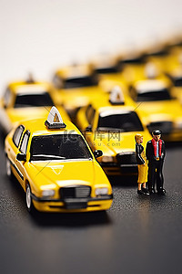 微型出租车 黑色小型货车 迷你车 迷你面包车 出租车玩具 微型出租车