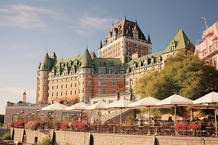 加拿大背景图片_魁北克酒店