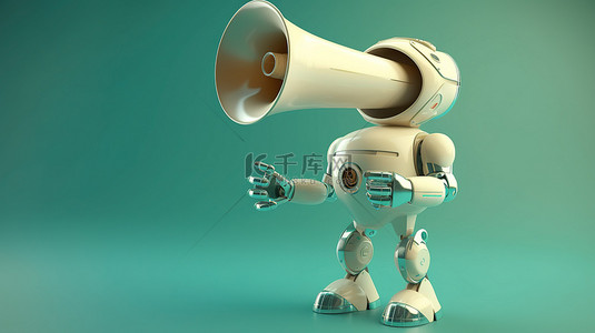 机器人扩音器通过 3D 渲染将在线营销带入生活