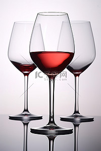 3 个玻璃杯套装，每件含红酒 8 盎司 10 件套
