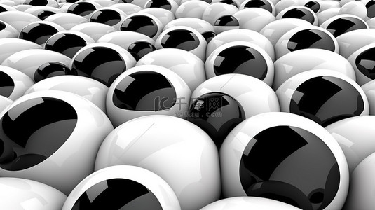网格白色背景背景图片_黑色网格白色背景上的扭曲球体排列说明性抽象设计 3D