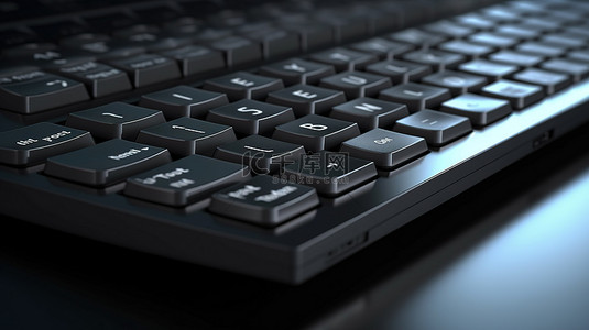 产品融合背景图片_iptv 键成为时尚黑色 3D 键盘的中心舞台，融合了商业和技术概念
