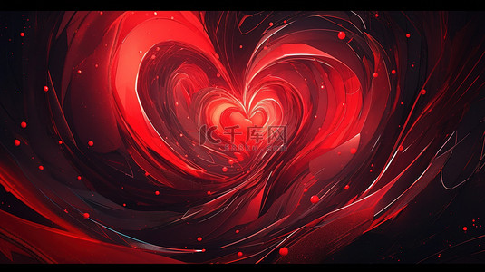 螺旋纹理背景图片_辐射心形墙背景与 3d 呈现红色漩涡艺术