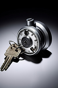 密码锁背景图片_带钥匙的密码锁可以打开它