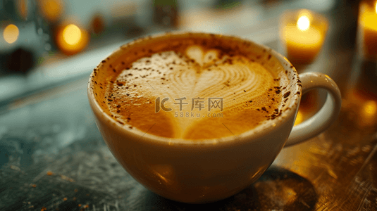 一杯温馨暖心的咖啡饮品图片8