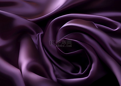 缎面紫色质地布料背景