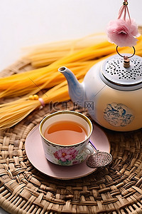 宫西达也背景图片_Nei Me Ngang 茶壶龙月茶流苏中式传统茶壶 4 件装