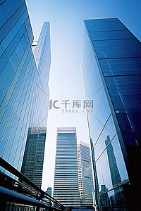 城市街道背景图片_东京商业区